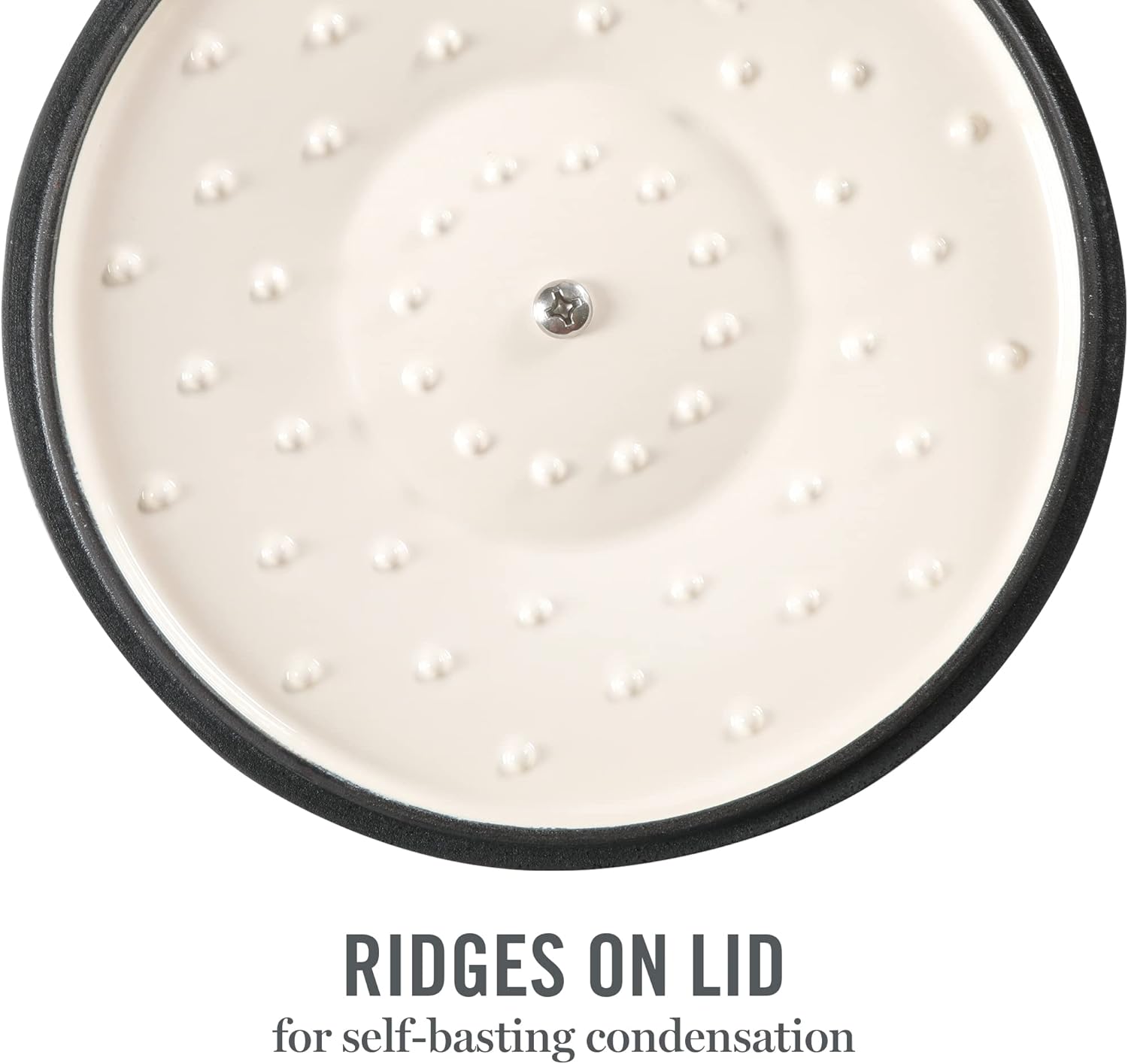 MARTHA STEWART Gatwick 7 QT Enamel Cast Iron Dutch Oven, Yellow - Image 7